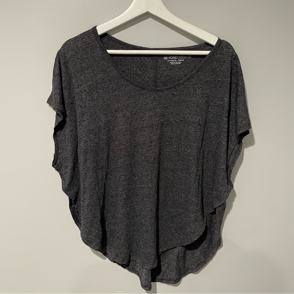 Beyond Yoga Side Slit Short Sleeve Tee